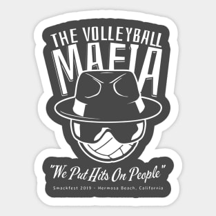 The Volleyball Mafia Smackfest 2019 Tee Sticker